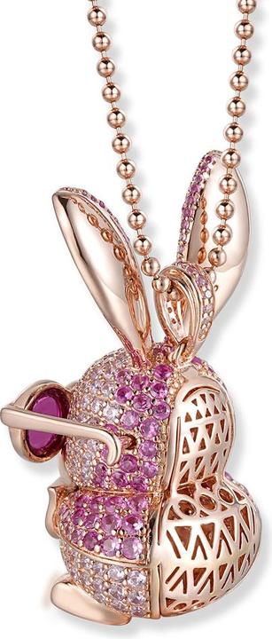 Actual product image Seinerzeit Ms. Roxy bunny pendant (Silver 925, Enamel)