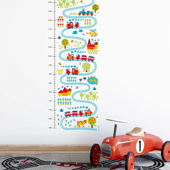 Produktbild Trenddeko byGraziela - Messleiste Eisenbahn (30 x 85 cm)