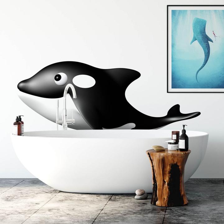 Produktbild Trenddeko Orka Wal (100 x 100 cm)