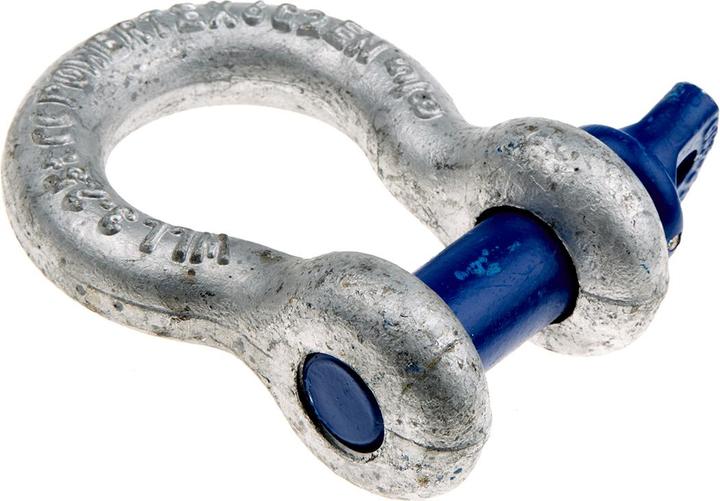 Actual product image RS PRO Galvanisedsteel bowshackle w/pin,3.25ton