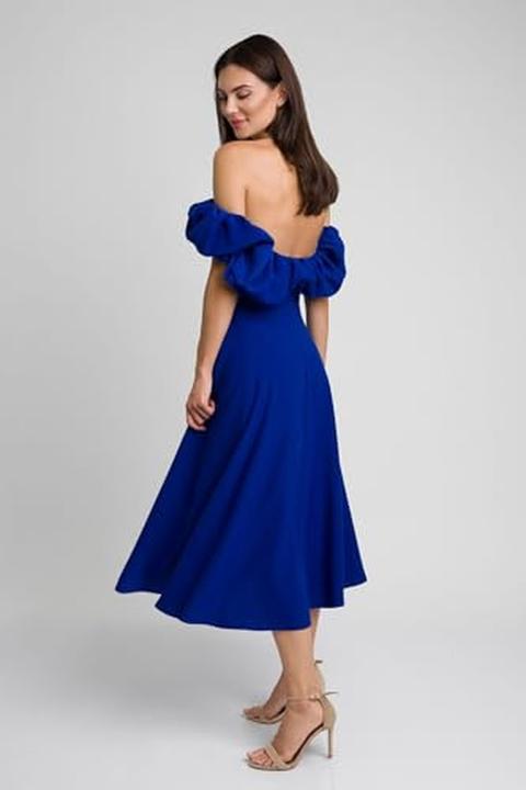 Image du produit Swing Fashion Robe cocktail Grace en satin fluide, idéale pour événements festifs (36)