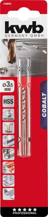 Actual product image kwb COBALT Twist Drill 3.5 mm (3.5 mm)
