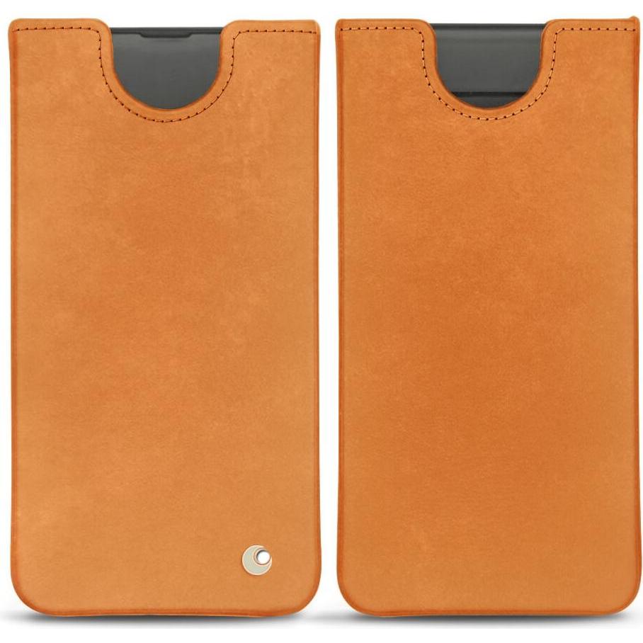Noreve Lederschutzhülle (Samsung Galaxy S10), Smartphone Hülle, Orange
