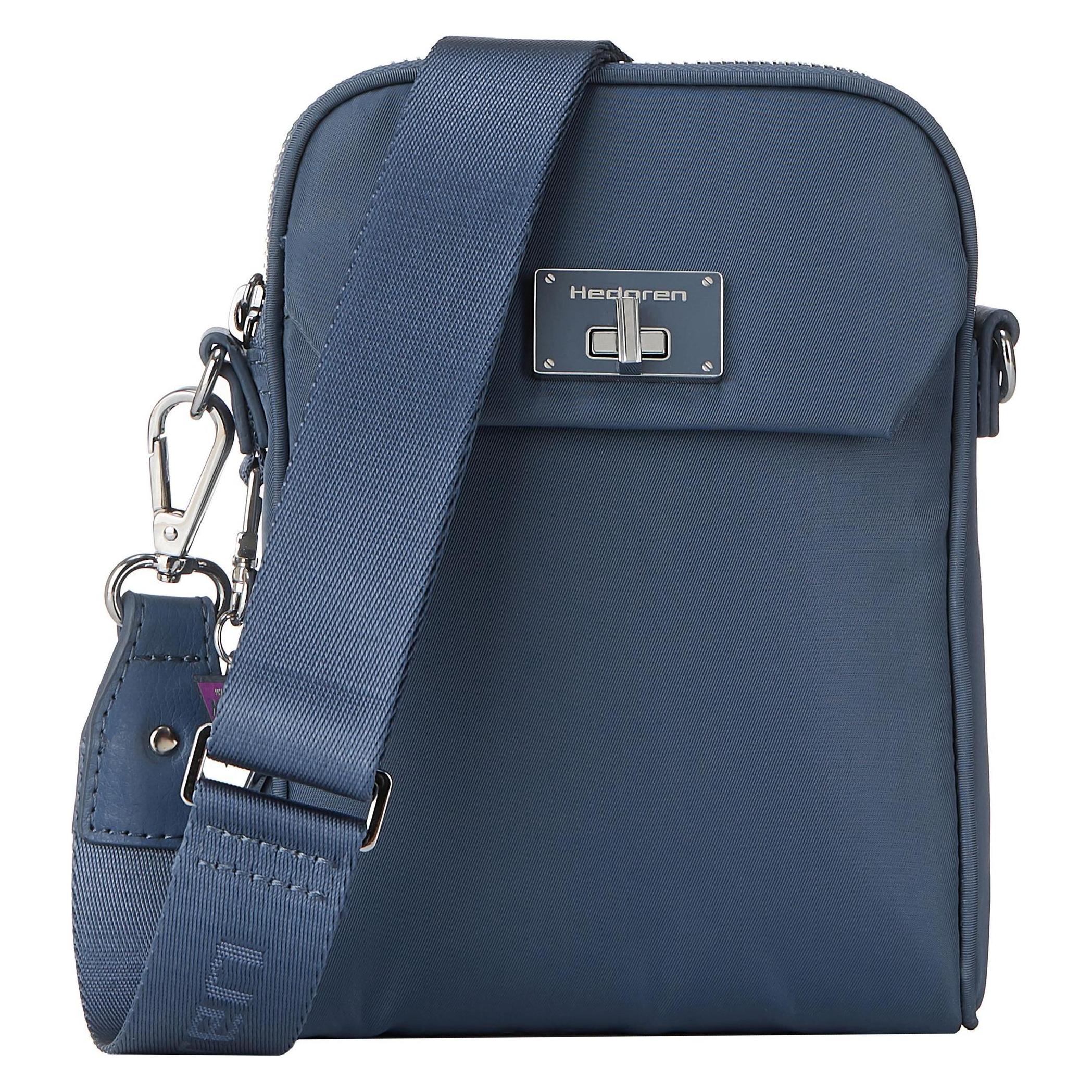 Hedgren, Unisex, Handtasche, Libra Umhängetasche Rfid 13, 5 Cm, Blau, Grau