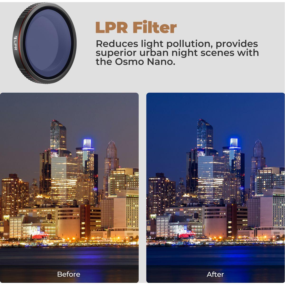 Freewell Osmo Nano Light Pollution Reduction Filter, Accessori action cam