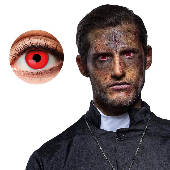 Produktbild Boland Kontaktlinsen Devil Priest: Wochenlinsen (Rot)