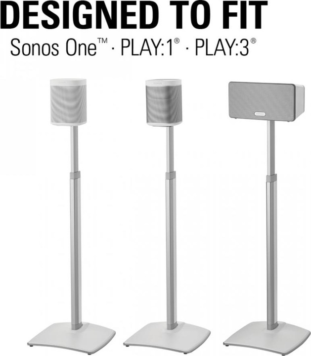 Produktbild Sanus Ständer zu Sonos ONE, PLAY:1, Play:3 (1 Stk., Ständer, Höhenverstellbar)