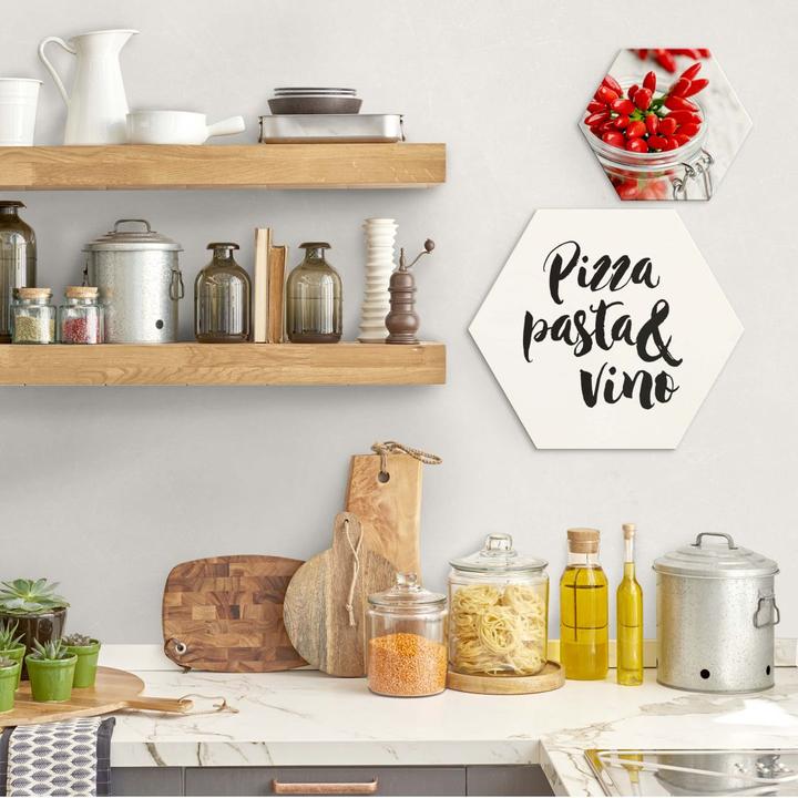 Immagine prodotto Trenddeko Pizza Pasta Vino (75 x 65 cm)