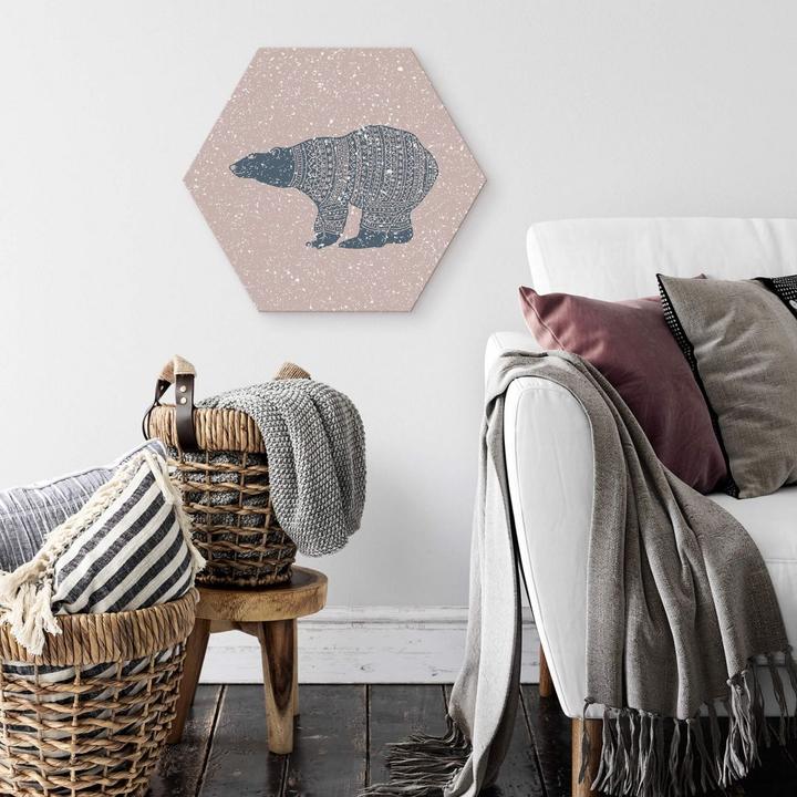 Immagine prodotto Trenddeko Orso polare blu (55 x 47 cm)