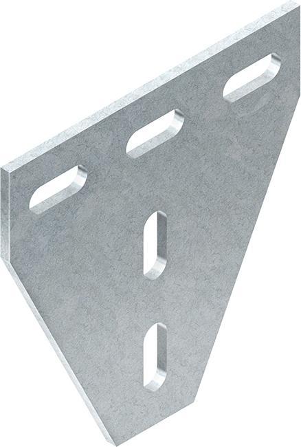 Actual product image Niedax NIE KNT 50/50 cross connector 90Â° for connecting profile U 50 to U 50