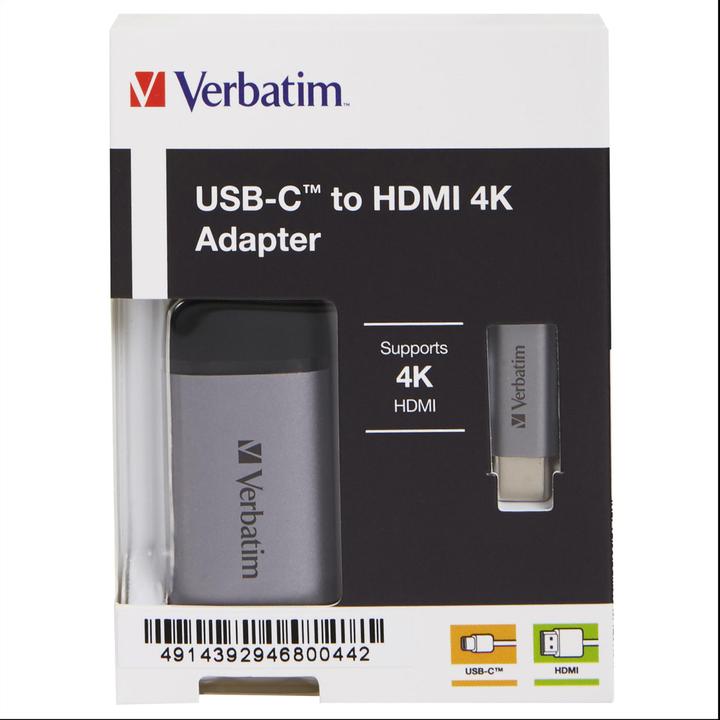Produktbild Verbatim USB Typ-C zu (HDMI, 5.50 cm)