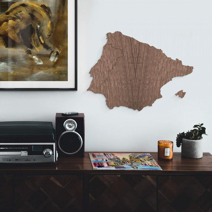 Actual product image Trenddeko Map Iberian Peninsula