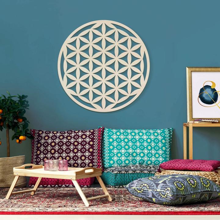 Actual product image Trenddeko Poplar veneer - Flower of life
