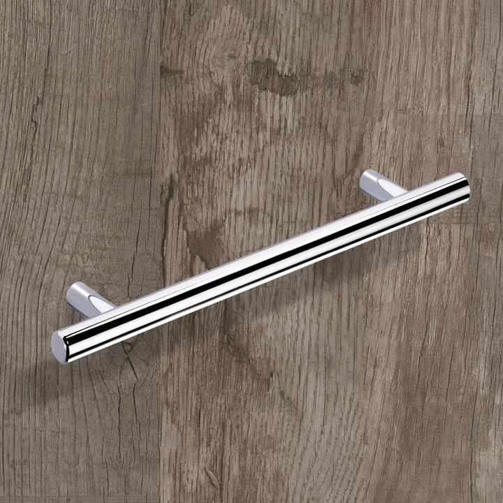 Image du produit Hettich Poignée de meuble Hale acier chromé brillant 96 mm Ø 12 mm