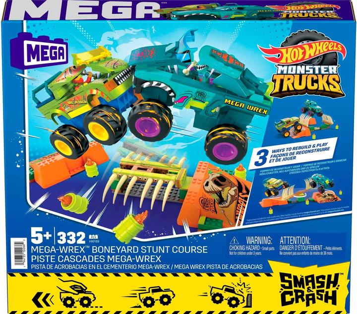 Actual product image Mega Smash 'n Crash Mega-Wrex™ Boneyard Stunt Course
