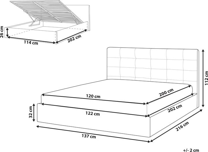 Image du produit Beliani Lorient (120 x 200 cm)