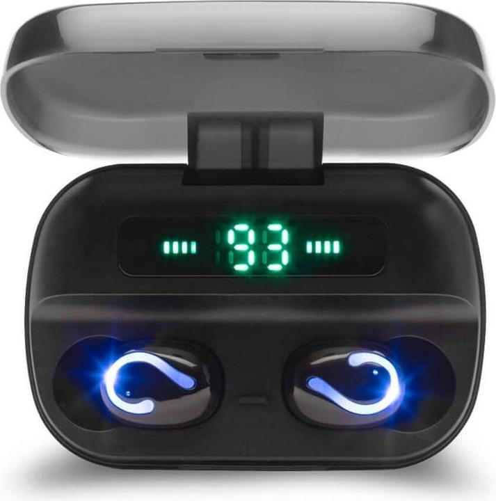 Actual product image Savio TWS-06 Bluetooth 5.0 + EDR Headphones & Headset in Ear Black (Wireless)