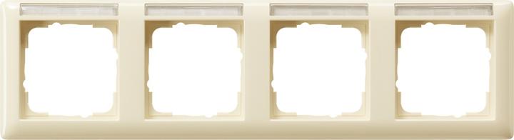 Actual product image Gira Cover frame 4f horizontal. BSF Standard 55 109401