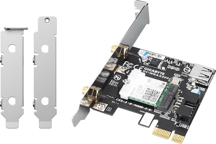 Actual product image QNAP QXP-W6-AX200, WiFi6, PCIe adapter