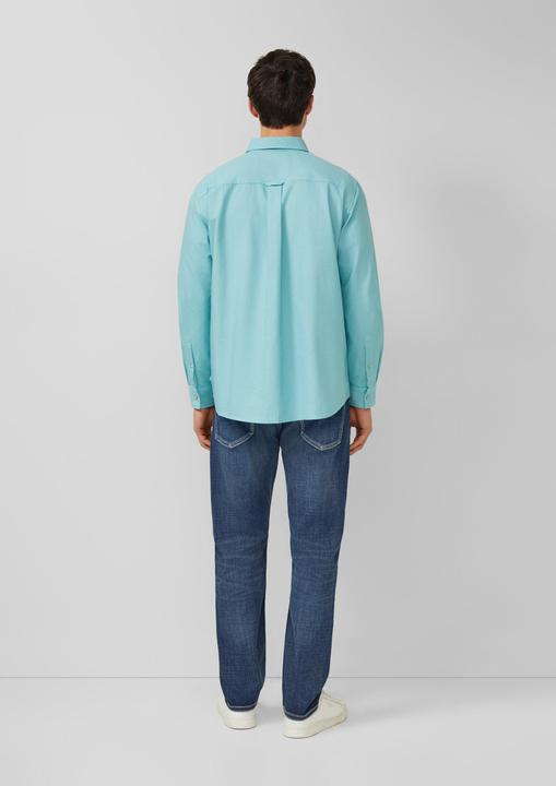 Immagine prodotto s.Oliver Hemd Regular Fit: Leichtes Langarmhemd mit Button-Down-Kragen (M)