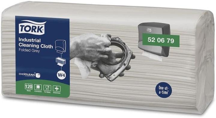 Immagine prodotto Tork Panni per la pulizia industriale piegati W4, 4 x 120 panni (480 pz.)