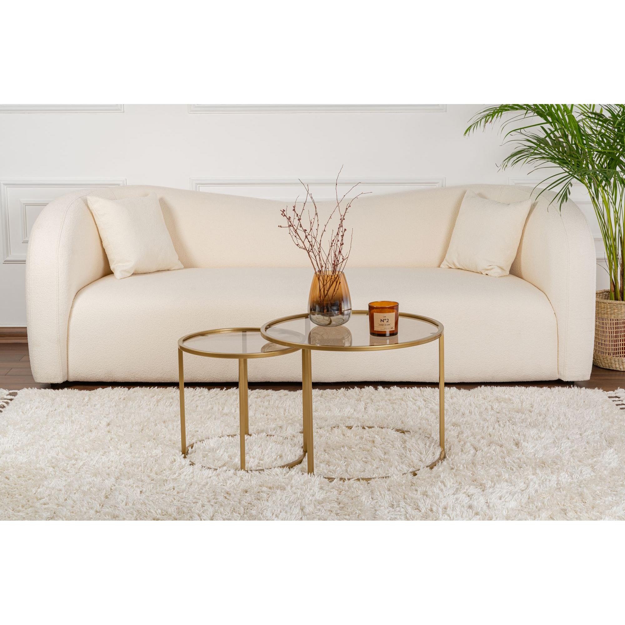 Thumbnail - Skye Decor, Couchtisch + Beistelltisch, Aurum Coffee Table Set (60 x 43 x 60 cm)