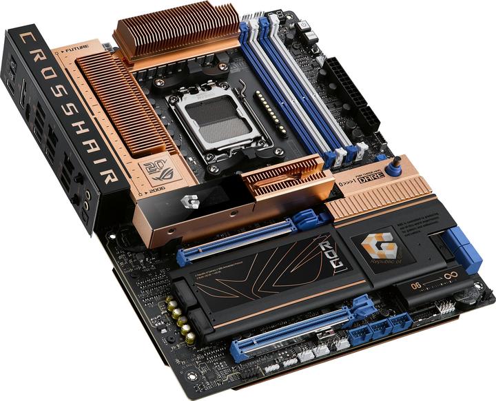 Actual product image ASUS ROG Crosshair 2006 AMD X870E 4*DDR5 5*M.2 4*SataIII AM5 HDMI ATX (AM5, AMD X870E, ATX)