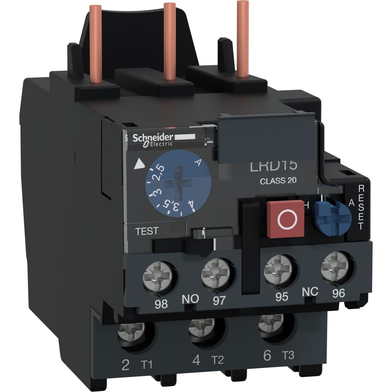 Thumbnail - Schneider Electric Motorschutzrelais, 2,5-4A, 1S+1Ö, Klasse LRD1508, Relais