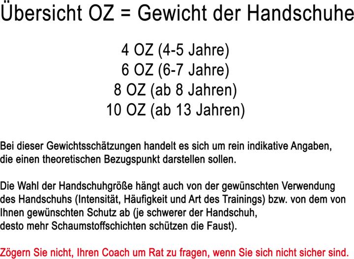 Nährwerte und Zutaten 8Weapons Kinder Boxhandschuhe Beastial Wolf (4 OZ)