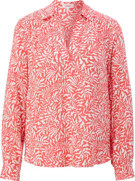 Produktbild s.Oliver Bluse Viskosebluse mit V-Ausschnitt (34)