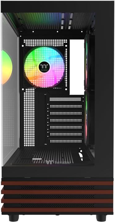 Produktbild Thermaltake View 270 Plus WS ARGB (schwarz/holz, Tempered Glass x 2, Holz-Struktur) (mATX, Mini-ITX, ATX, E-ATX)