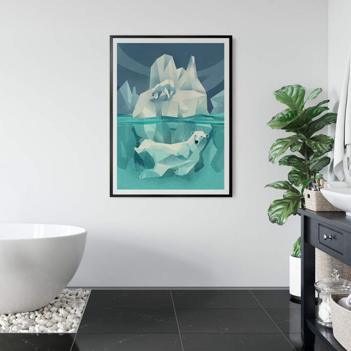 Image du produit Trenddeko Marron - Polar Bear (40 x 50 cm)