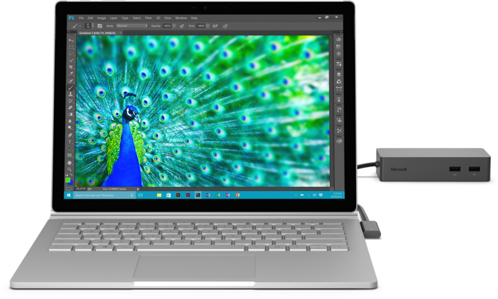 Image du produit Microsoft Surface Book, SSD 512Go (13.50", Intel Core i7-6600U, 16 Go, 512 Go)