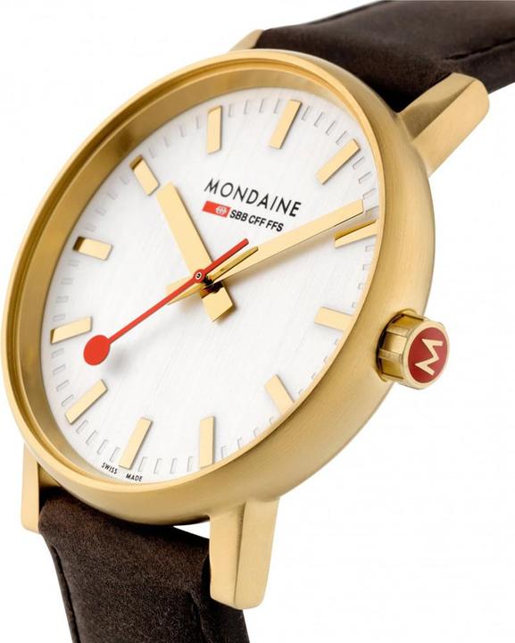 Immagine prodotto Mondaine Evo2 - Ip Gold (Orologio da polso analogico, 40 mm)