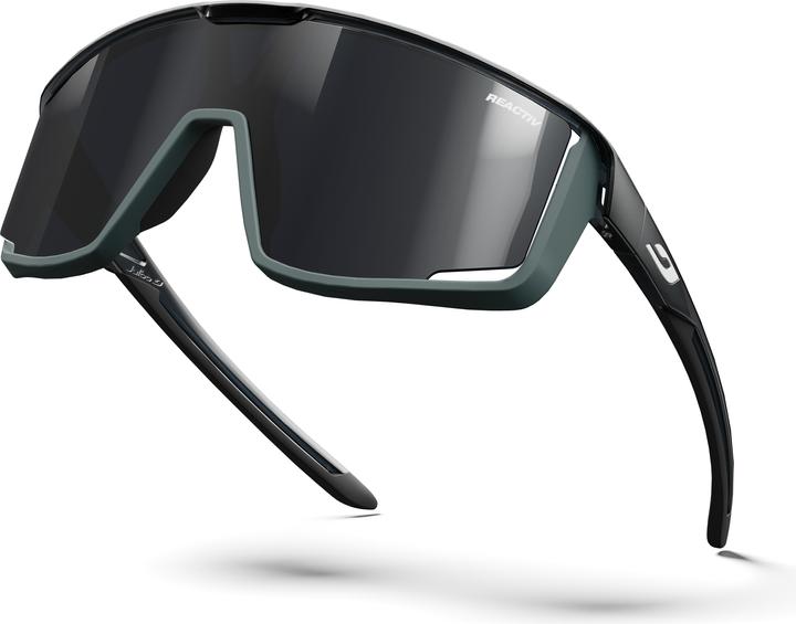 Immagine prodotto Julbo Fury Schwarz Durchscheinend Glänzend Grün Matt REACTIV 03 (Nero traslucido lucido, JULBO Reactiv 0-3)