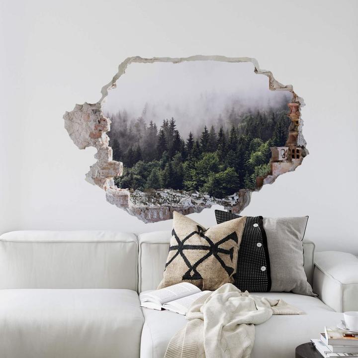 Actual product image Trenddeko 3D Misty Forest (40 x 40 cm)