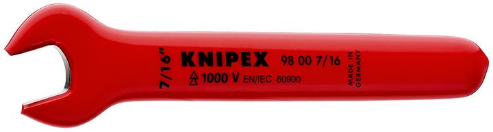 Actual product image Knipex Open-end spanner 98 00 Width across flats 7/16 inch steel grey (7/16")