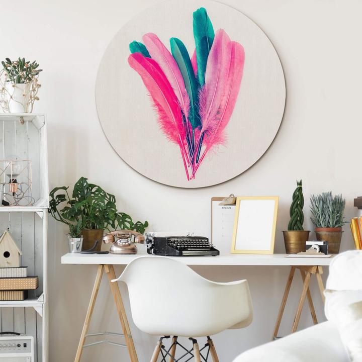 Actual product image Trenddeko Feather bouquet (Ø 30 cm)