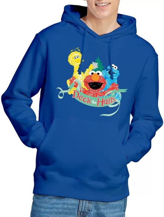 Produktbild Deck The Halls Kapuzenpullover weihnachtliches Design (M)