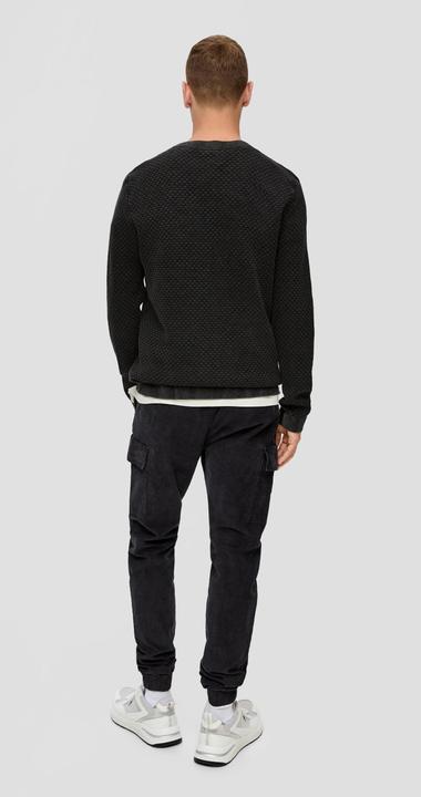 Produktbild s.Oliver Strickpullover Strickpullover mit Waschung (L)