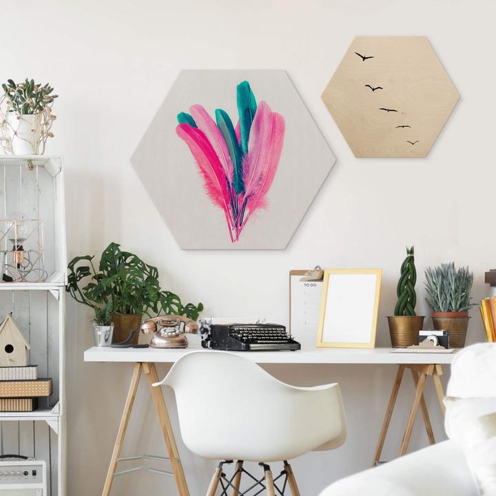 Immagine prodotto Trenddeko Bouquet di piume (25 x 22 cm)