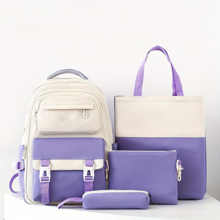 Only-Bags.Store Trendiger Rucksack, leicht, tragbare Tasche, Schulranzen für Studenten, beinhaltet