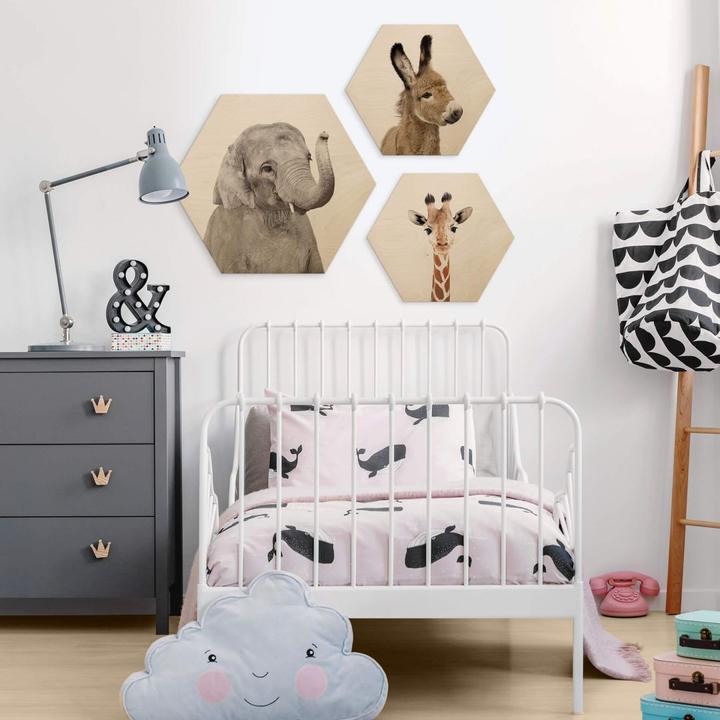 Actual product image Trenddeko Baby giraffe (25 x 22 cm)