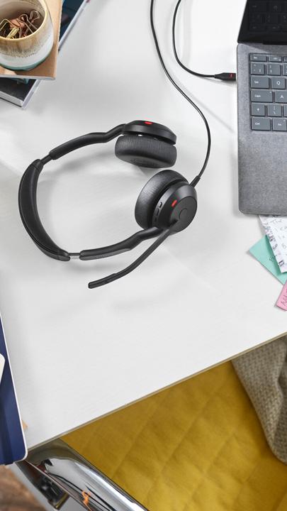 Produktbild Jabra Evolve2 50 (Kabelgebunden, USB-A, Alcatel-Lucent, Avaya, Cisco, Google Meet, Unify, Zoom)