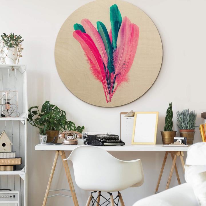 Actual product image Trenddeko Feather bouquet (Ø 45 cm)