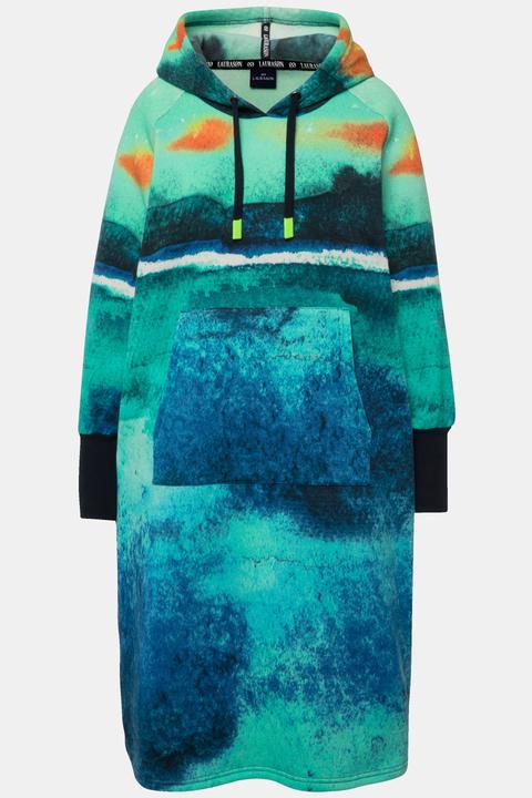 Image du produit Laurasøn Robe à capuche en molleton avec imprimé (XL)