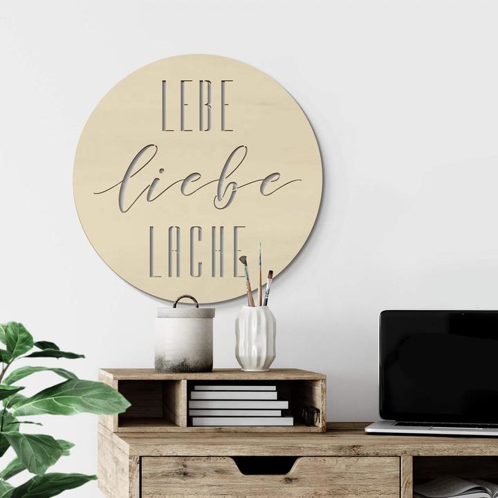 Image du produit Trenddeko Poplar - Live Love Laugh