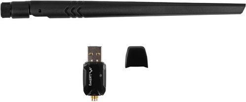 Actual product image Lanberg USB Adapter Wireless Network Card NC-0900-WIE USB 2.0 Dual Band AX900 1X EXT Antenna (USB, USB 2.0)