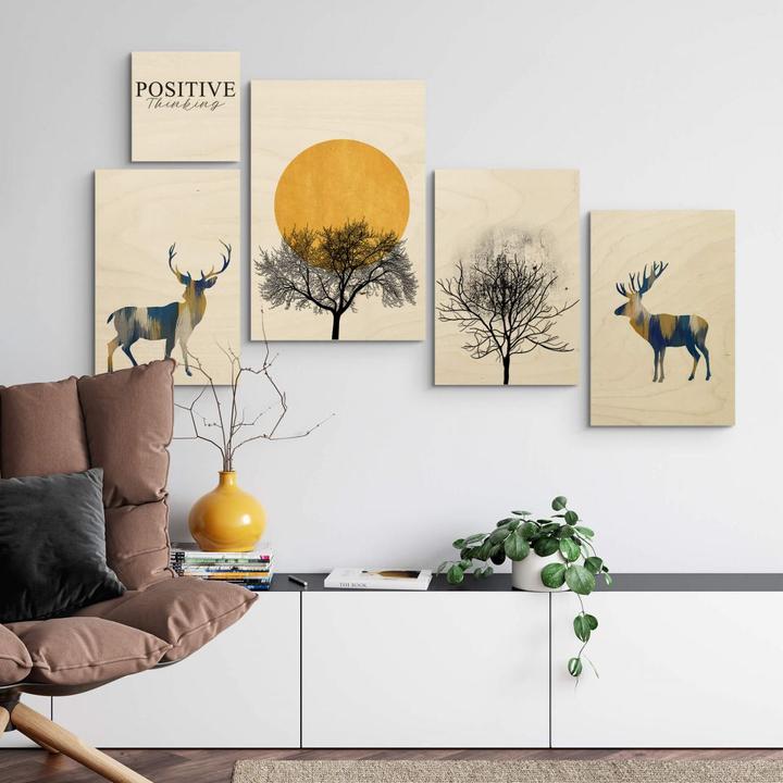 Actual product image Trenddeko Positive Thinking (50 x 50 cm)