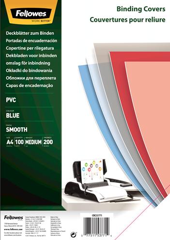 Actual product image Fellowes PVC cover sheet